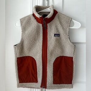 Patagonia Kids Retro Sherpa Vest size 7-8